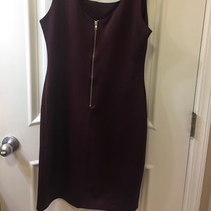 Business dress with back zipper!